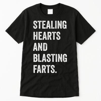 Stealing Hearts And Blasting Farts Retro Vintage Tall T-Shirt