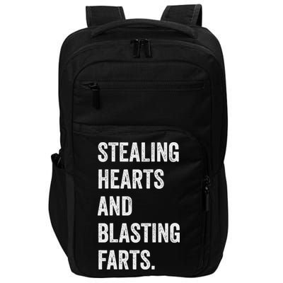 Stealing Hearts And Blasting Farts Retro Vintage Impact Tech Backpack
