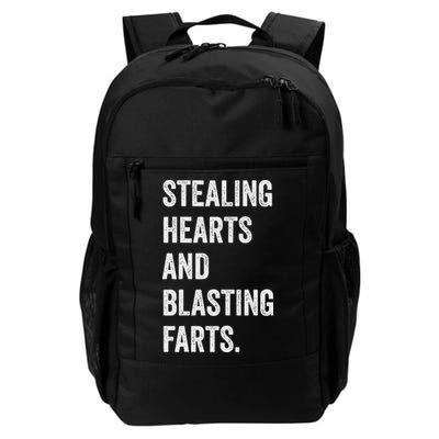 Stealing Hearts And Blasting Farts Retro Vintage Backpack