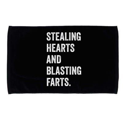 Stealing Hearts And Blasting Farts Retro Vintage Microfiber Hand Towel