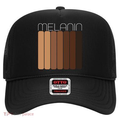 Shades Of Melanin High Crown Mesh Back Trucker Hat
