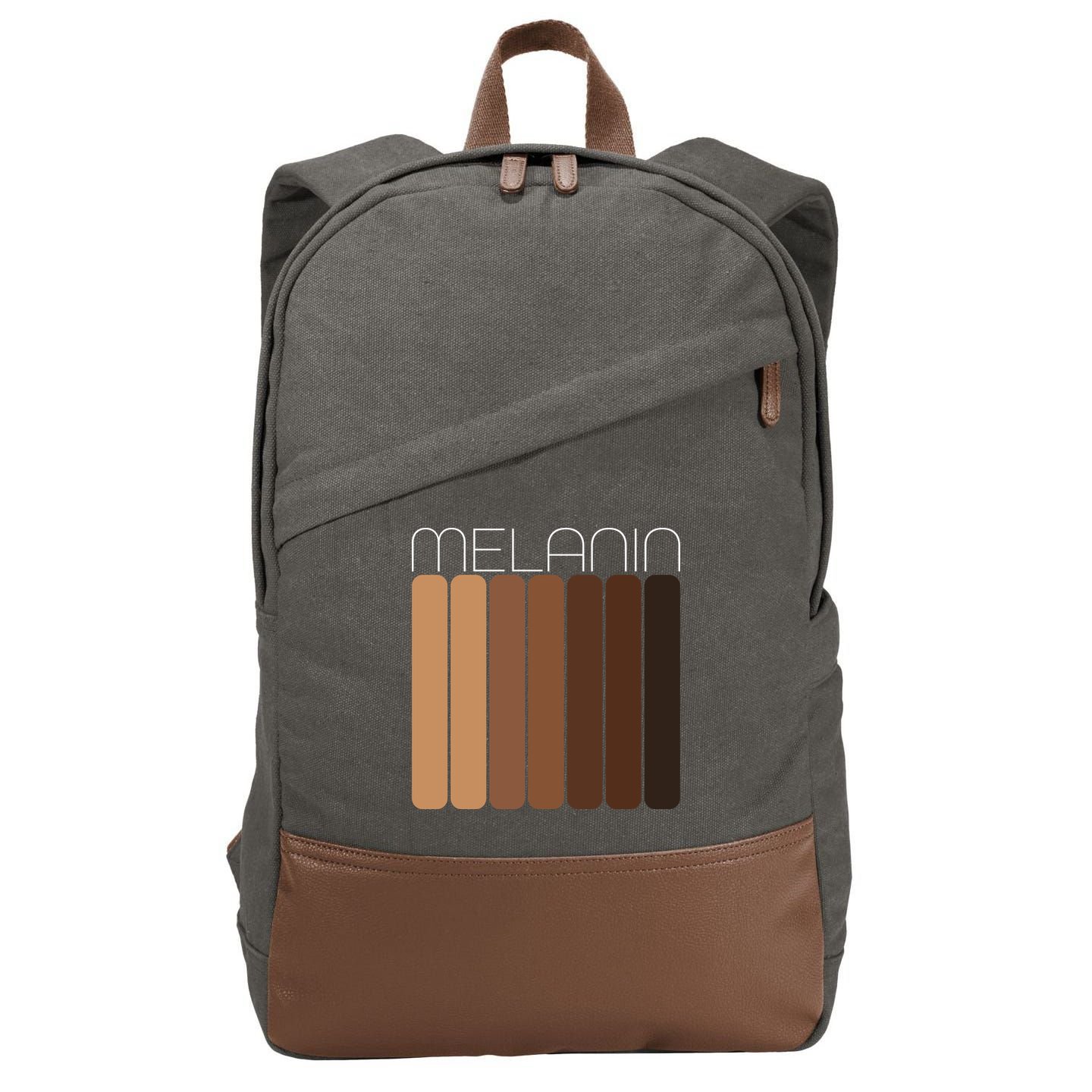 Shades Of Melanin Cotton Canvas Backpack