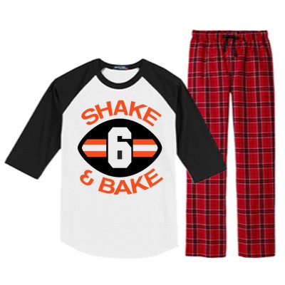 Shake & Bake Cleveland Footbal Raglan Sleeve Pajama Set