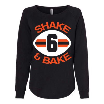 Shake & Bake Cleveland Footbal Womens California Wash Sweatshirt