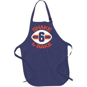 Shake & Bake Cleveland Footbal Full-Length Apron With Pockets