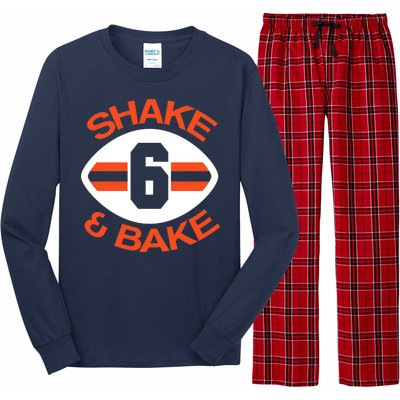 Shake & Bake Cleveland Footbal Long Sleeve Pajama Set