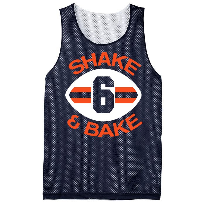 Shake & Bake Cleveland Footbal Mesh Reversible Basketball Jersey Tank