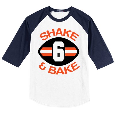 Shake & Bake Cleveland Footbal Baseball Sleeve Shirt