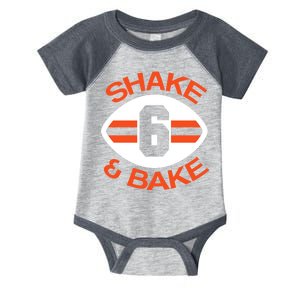 Shake & Bake Cleveland Footbal Infant Baby Jersey Bodysuit