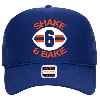 Shake & Bake Cleveland Footbal High Crown Mesh Back Trucker Hat