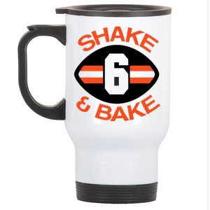 Shake & Bake Cleveland Footbal Stainless Steel Travel Mug