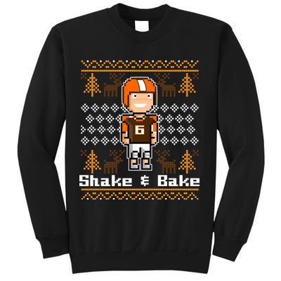 Shake & Bake Football Ugly Christmas Sweater Sweatshirt