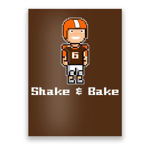 Shake and Bake Cleveland, Ohio Football Poster