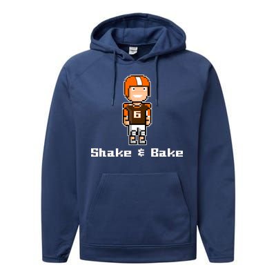 Shake and Bake Cleveland, Ohio Football Performance Fleece Hoodie