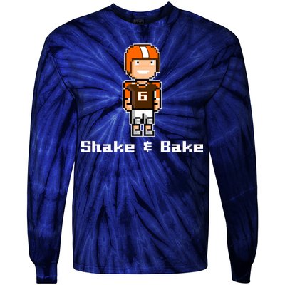 Shake and Bake Cleveland, Ohio Football Tie-Dye Long Sleeve Shirt