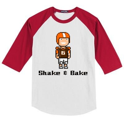 Shake and Bake Cleveland, Ohio Football Kids Colorblock Raglan Jersey