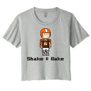 Shake and Bake Cleveland, Ohio Football Women's Crop Top Tee