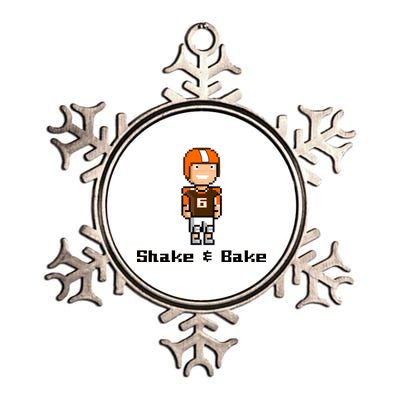 Shake and Bake Cleveland, Ohio Football Metallic Star Ornament