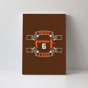 Shake and Bake No. 6 Football  Canvas