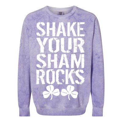 Shake Your Shamrocks Colorblast Crewneck Sweatshirt