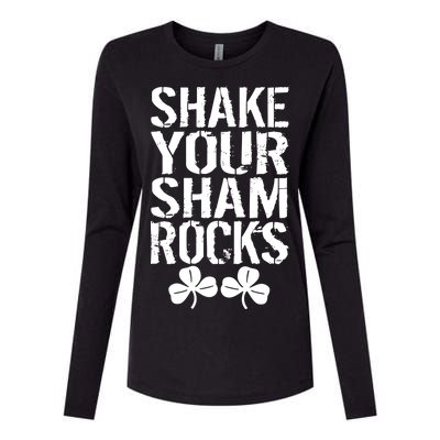 Shake Your Shamrocks Womens Cotton Relaxed Long Sleeve T-Shirt