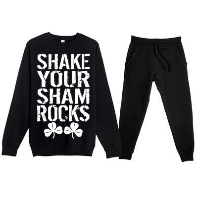 Shake Your Shamrocks Premium Crewneck Sweatsuit Set