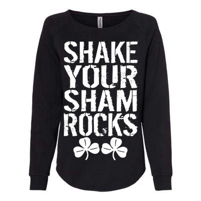 Shake Your Shamrocks Womens California Wash Sweatshirt