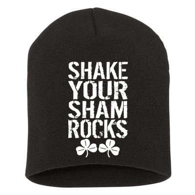 Shake Your Shamrocks Short Acrylic Beanie