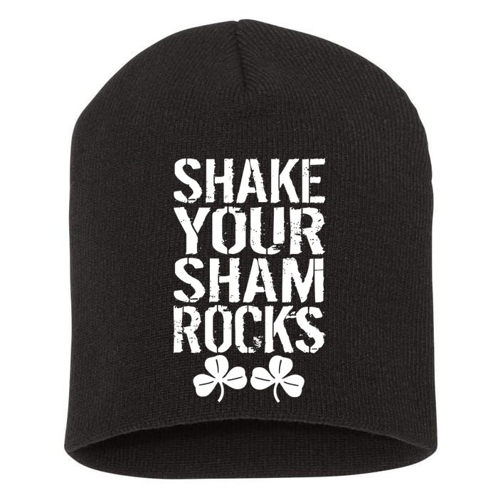 Shake Your Shamrocks Short Acrylic Beanie
