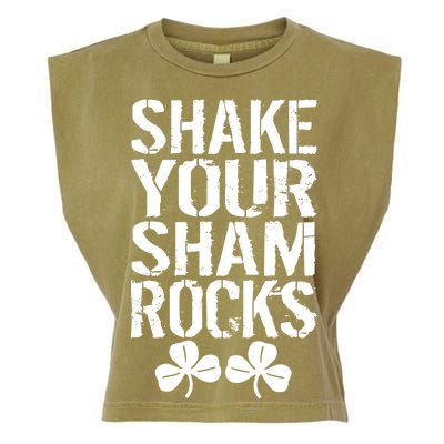 Shake Your Shamrocks Garment-Dyed Women's Muscle Tee