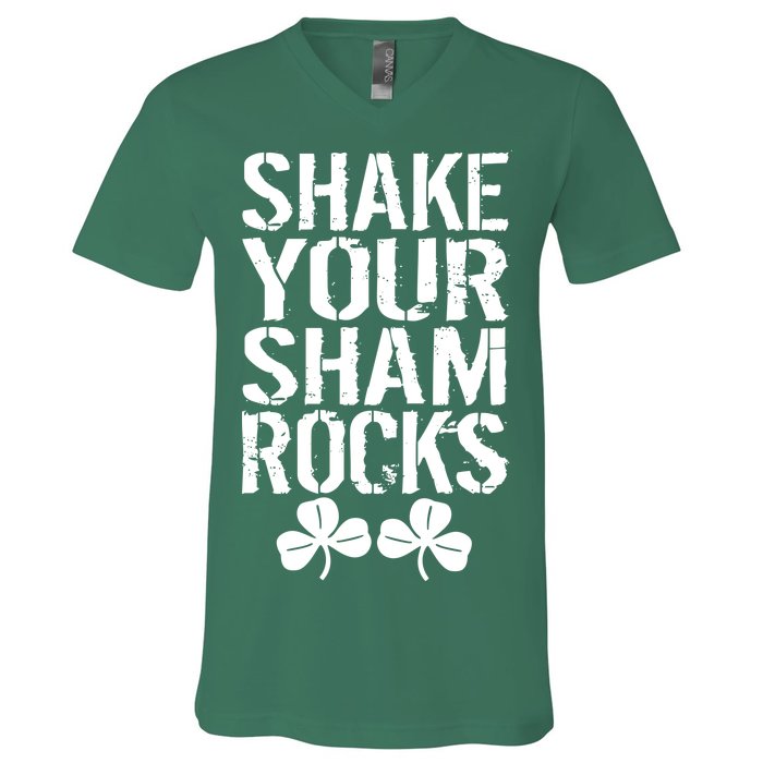 Shake Your Shamrocks V-Neck T-Shirt