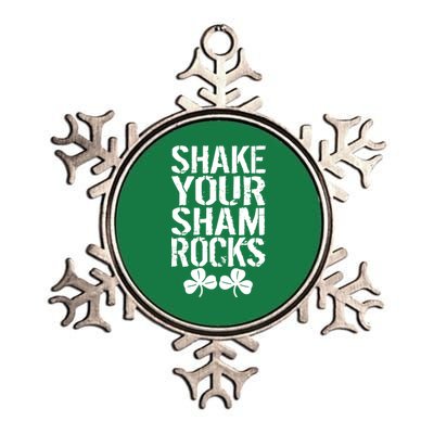 Shake Your Shamrocks Metallic Star Ornament