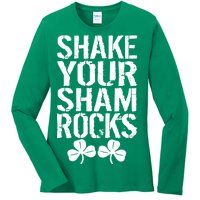 Shake Your Shamrocks Ladies Long Sleeve Shirt