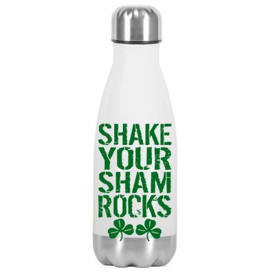 Shake Your Shamrocks Stainless Steel Insulated Water Bottle