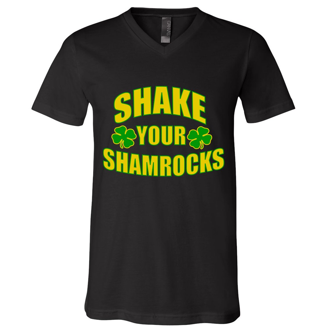 Shake Your Shamrocks Funny St Patricks Day V-Neck T-Shirt