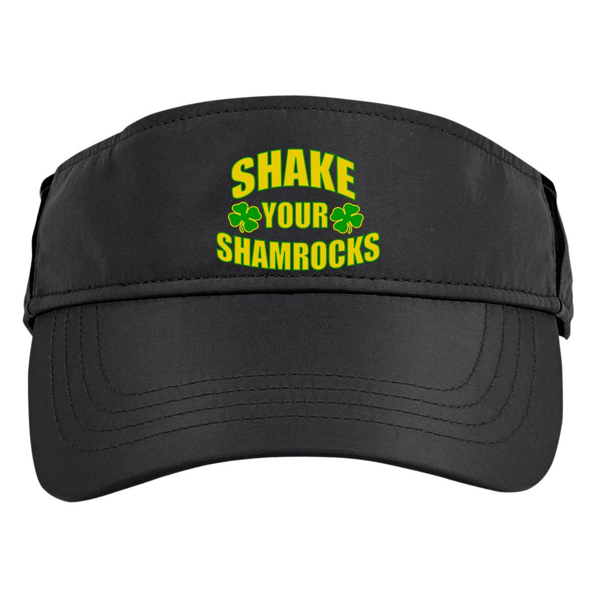 Shake Your Shamrocks Funny St Patricks Day Adult Drive Performance Visor