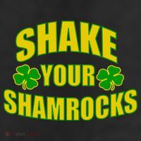 Shake Your Shamrocks Funny St Patricks Day Adult Drive Performance Visor