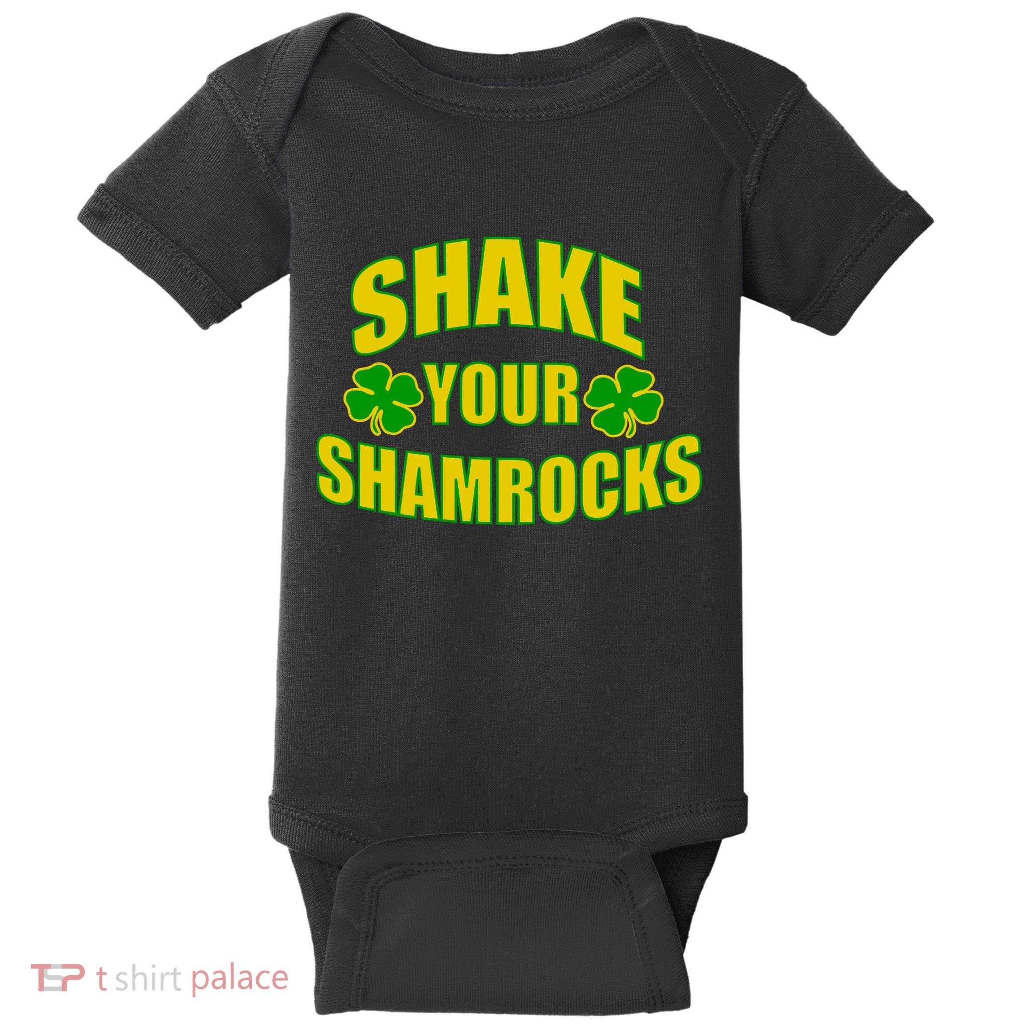 Shake Your Shamrocks Funny St Patricks Day Baby Bodysuit