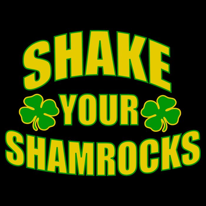 Shake Your Shamrocks Funny St Patricks Day Toddler Fine Jersey T-Shirt