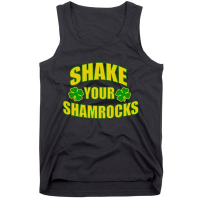 Shake Your Shamrocks Funny St Patricks Day Tank Top