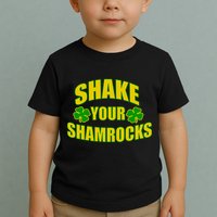 Shake Your Shamrocks Funny St Patricks Day Toddler T-Shirt