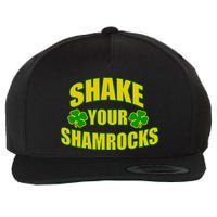 Shake Your Shamrocks Funny St Patricks Day Wool Snapback Cap