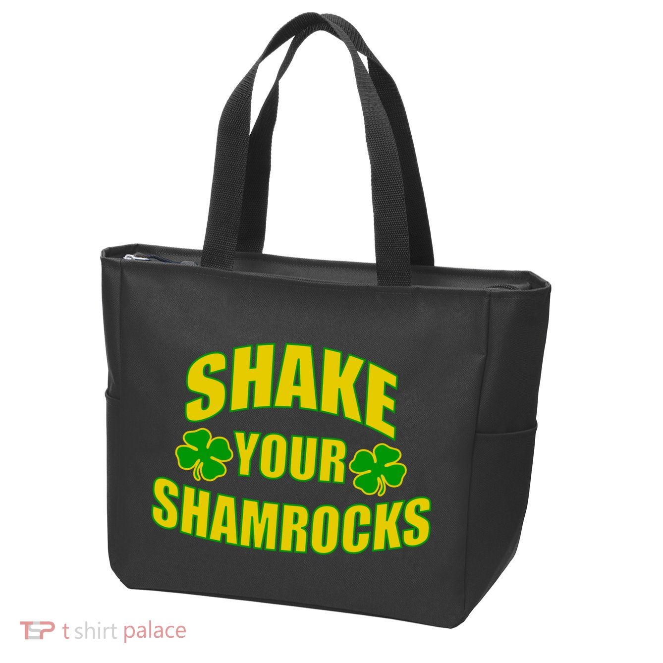 Shake Your Shamrocks Funny St Patricks Day Zip Tote Bag