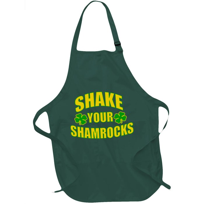 Shake Your Shamrocks Funny St Patricks Day Apron