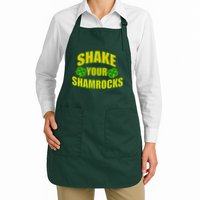 Shake Your Shamrocks Funny St Patricks Day Apron