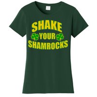 Shake Your Shamrocks Funny St Patricks Day Women's T-Shirt