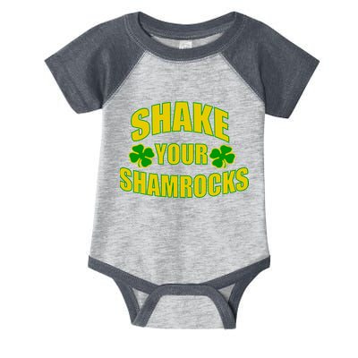 Shake Your Shamrocks Funny St Patricks Day Infant Baby Jersey Bodysuit