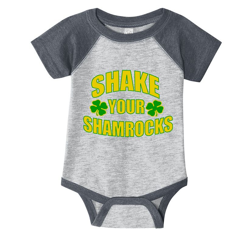 Shake Your Shamrocks Funny St Patricks Day Infant Baby Jersey Bodysuit