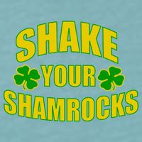 Shake Your Shamrocks Funny St Patricks Day Sueded Cloud Jersey T-Shirt