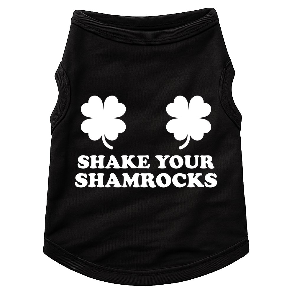 Shake Your Shamrocks St. Patrick's Day Clover Doggie Tank